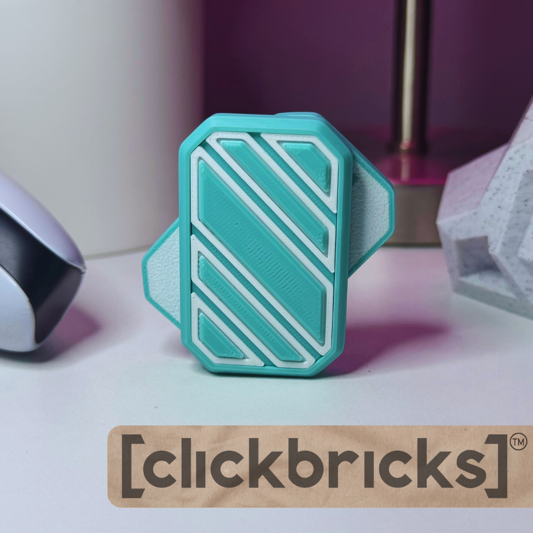 [clickbricks] slant - 3D printed magnetic fidget slider toy